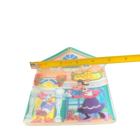 Vintage Disney Retired Daisy’s Flower Shop Mickey’s Village House Plaque - Picture 5 of 6
